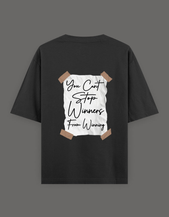 "Winners Mentality" UNISEX OVERSIZED T-SHIRT - STREETWEAR EDITION