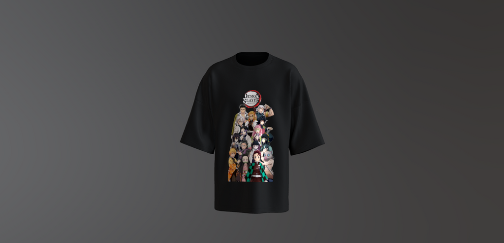 DEMON SLAYER OVERSIZED T-SHIRT - ANIME EDITION