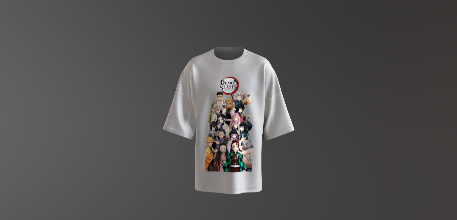 DEMON SLAYER OVERSIZED T-SHIRT - ANIME EDITION