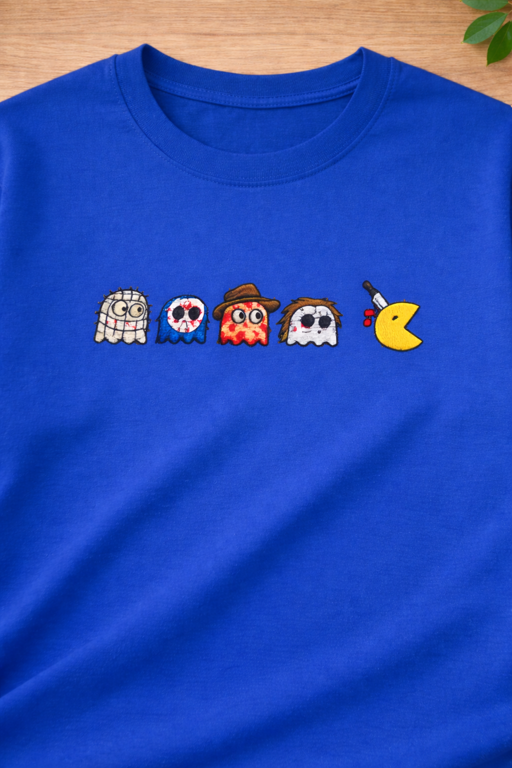 Midnight Chase – Embroidered Unisex Oversized T-Shirt